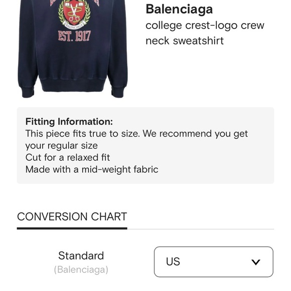 Balenciaga oversized sweatshirt - Picture 5 of 10